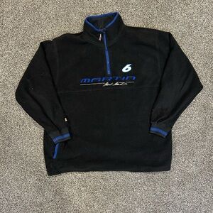 Vintage Chase Authentics #6 Mark Martin 1/4 Zip Fleece Pullover Men’s Size L